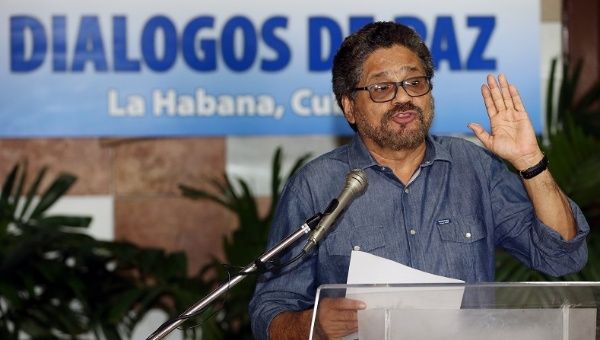 FARC leader Ivan Marquez, the guerrilla groups said in a communique that they are committed to live peacefully.