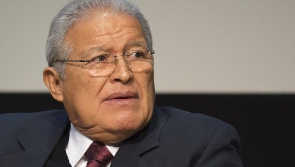 Salvadorian President Salvador Sanchez Ceren said former president Flores 
