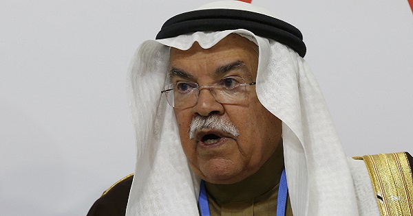 Saudi Arabia's Oil Minister Ali al-Naimi attends a meeting at the U.S. Center during the World Climate Change Conference 2015 at Le Bourget, near Paris.