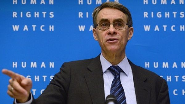 Executive director of Human Rights Watch Kenneth Roth