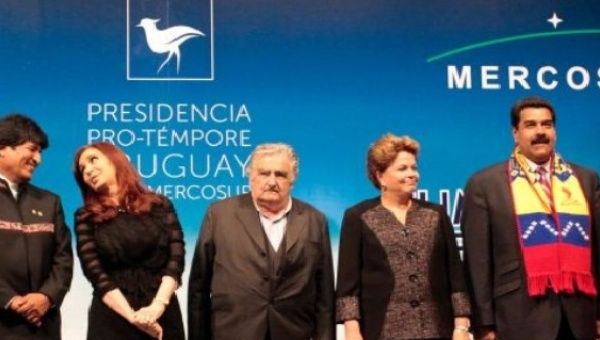 Mercosur gathering in 2013 when Venezuela assumed presidency of the regional bloc.