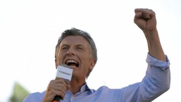 Argentina's right-wing president Mauricio Macri