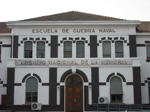 The National Archive of Memory was created in 2003 and established in the facilities of the former and infamous School of Naval Battle, one of the dictatorship's clandestine detention centers.