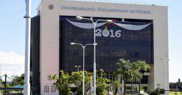 Conmebol headquarters in Luque, Paraguay, Jan. 7, 2015.