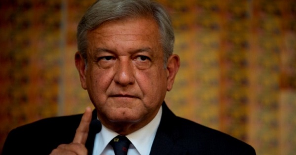 Leader of the Morena party, Andres Manuel Lopez Obrador.