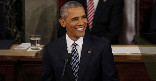 U.S. President Barack Obama delivers his final State of the Union Address Jan. 12, 2016.