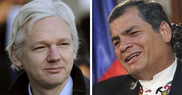 WikiLeaks' Julian Assange was given refuge in Ecuador's U.K. embassy.
