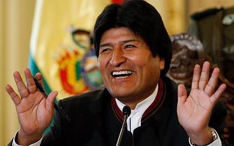 Evo Morales is campaigning for a 