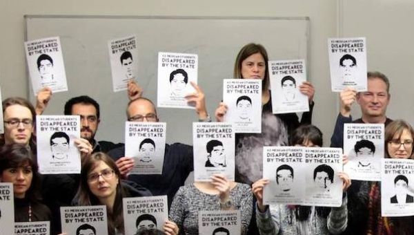 U.K. solidarity with Ayotzinapa