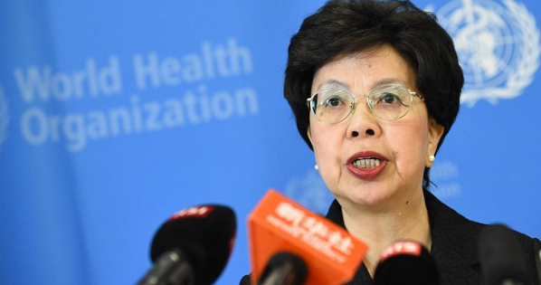 World Health Organization (WHO) Director-General Dr. Margaret Chan on Aug. 8, 2014 in Geneva gives a press conference following a two-day emergency meeting on west Africa's Ebola epidemic