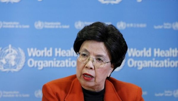 WHO Director-General Margaret Chan speaks during a news conference concerning the Zika virus in Geneva, Switzerland, Feb. 1, 2016.