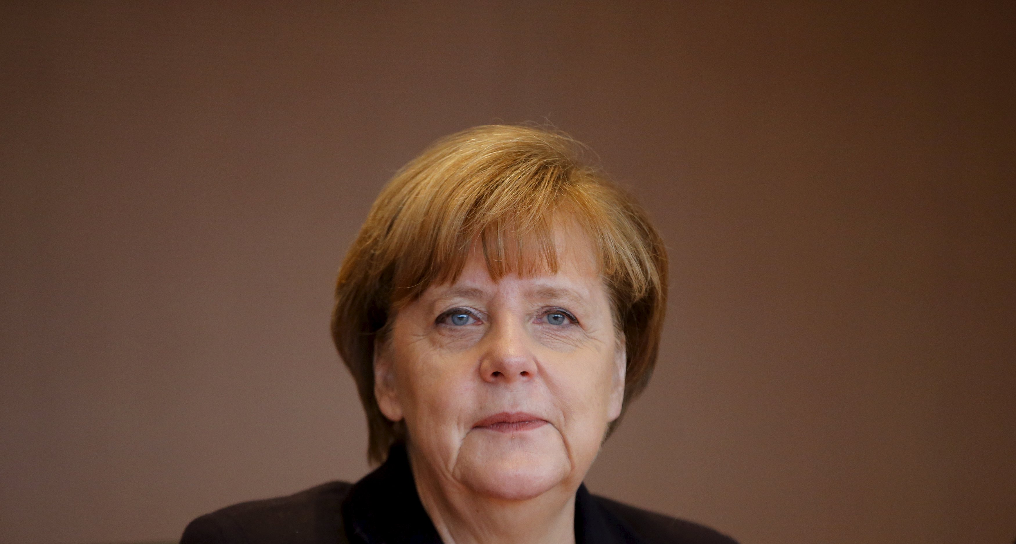 German Chancellor Angela Merkel attends the weekly cabinet meeting at the Chancellery in Berlin, Germany, Dec. 1, 2015