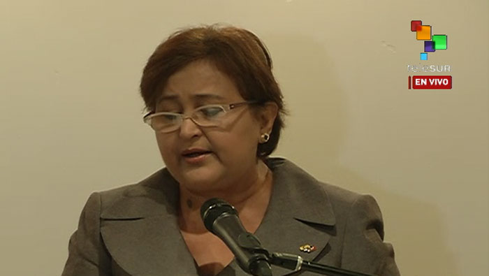 The head of Venezuela's electoral authority, Tibisay Lucena, has welcomed the work of UNASUR's electoral mission.