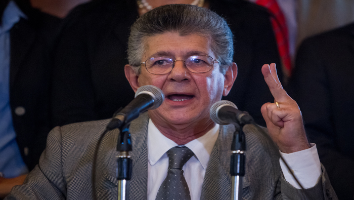 Opposition leader Henry Ramos Allup.