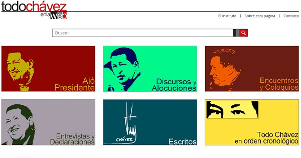 The website's creators hope to preserve the intellectual legacy of Hugo Chavez through the dissemination of his ideas.