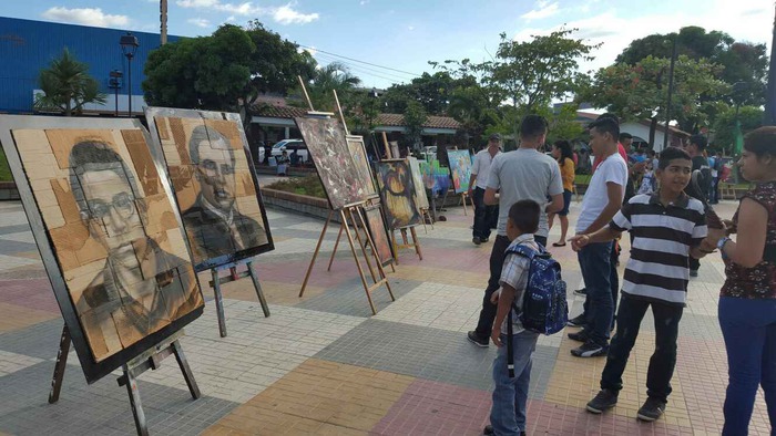 Street art exhibition in Northern Nicaragua
