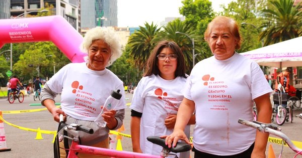 A group of women from the Network for Sexual and Reproductive Rights in Mexico participate in an event to promote a woman’s right to an abortion in Mexico City, June 23, 2015.