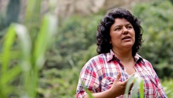 Berta Caceres is the coordinator of the Council of Indigenous Peoples of Honduras, known as COPINH.