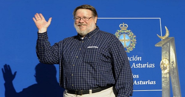 US programmer Ray Tomlinson, pictured in 2009, invented the user@host standard for email addresses.