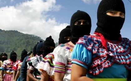 Zapatista women at the “Comandanta Ramona” Women’s Gathering in La Garrucha, Chiapas, Dec. 31, 2007.