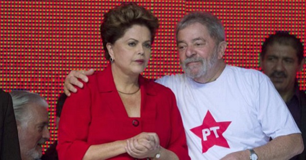 President Dilma Rousseff and her predecessor Luiz Inacio Lula da Silva