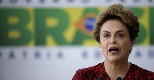 Brazilian President Dilma Rousseff at the Presidential Palace, Jan 11, 2016