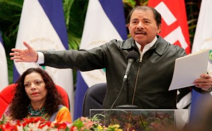 Daniel Ortega, President of Nicaragua.