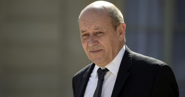 French Defense Minister Jean Yves Le Drian.