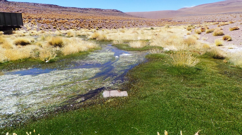 Bolivia says the water from Silala rises in its territory and is diverted illegally by Chile.