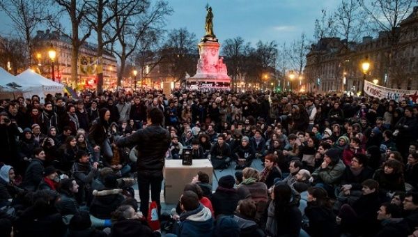 The 'NuitDebout' movement remains in Paris despite several attempts at eviction by security forces since March 31.