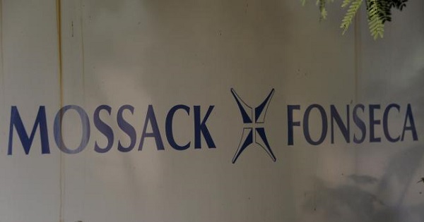 A Mossack Fonseca law firm logo is pictured in Panama City April 3, 2016.