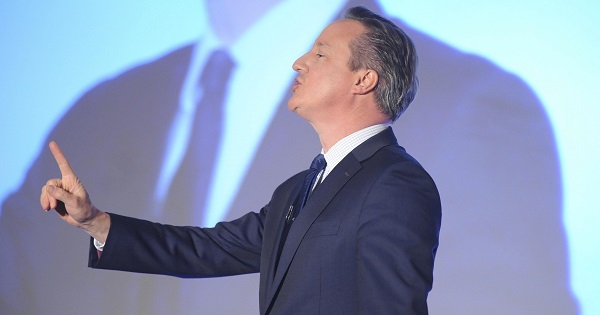 Britain's Prime Minister, David Cameron, addresses the Conservative Spring Forum in central London, Britain April 9, 2016.