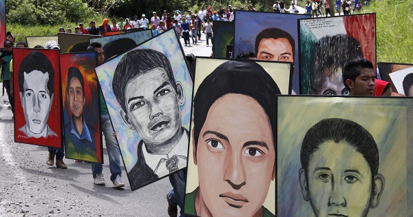 The 43 Ayotzinapa students were disappeared Sept. 26, 2014.
