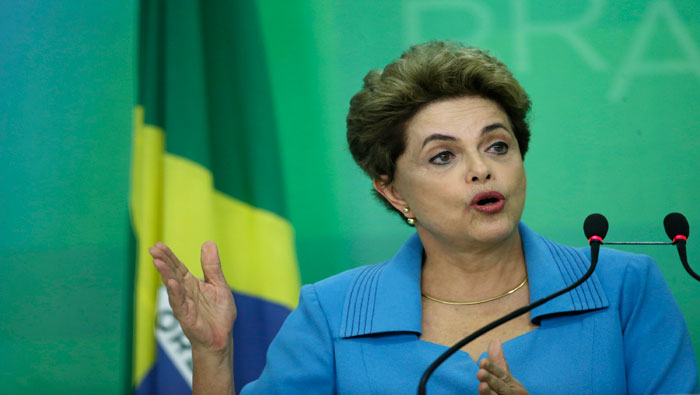 President Dilma Rousseff commenting the vote on Monday in a press conference