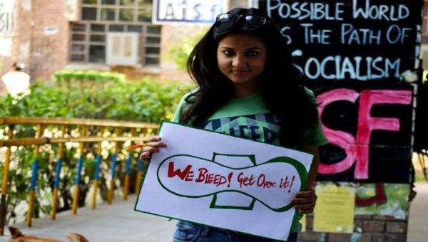 Nikita Azad said she launched the #HappyToBleed campaign to protest the remarks made by the head of Sabarimala temple, in Kerala, India.