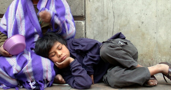 More than half of children in Mexico live below the poverty line, according to the report.