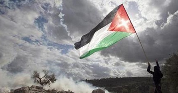 The Palestinian flag