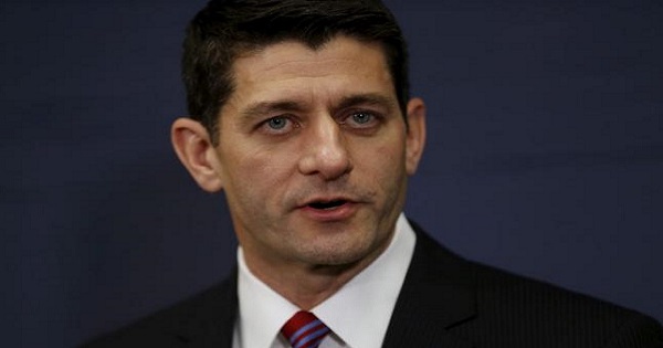 U.S. House Speaker Paul Ryan holds a news conference after a Republican House caucus meeting at the U.S. Capitol in Washington January 6, 2016.
