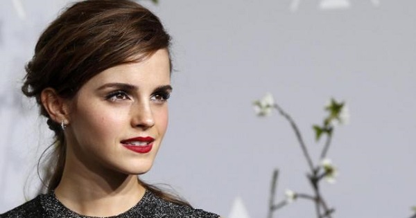 Emma Watson poses at the 86th Academy Awards in Hollywood, California in this file photo from March 2, 2014.