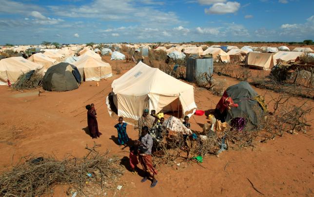 Refugees at the Dadaab refugee camp, near the Kenya-Somalia border, Kenya October 19, 2011.
