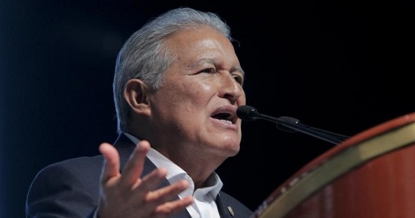 El Salvador's President Salvador Sanchez Ceren