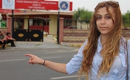 Pinar Cetinkaya was not allowed to return to her dorm because she was accused of being a suicide bomber.