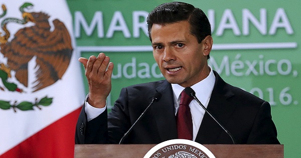 Mexico President Enrique Peña Nieto in Mexico City, April 21, 2016.