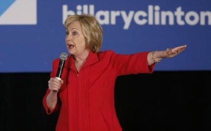 Democratic U.S. presidential candidate Hillary Clinton speaks at La Gala in Bowling Green, Kentucky, U.S., May 16, 2016.