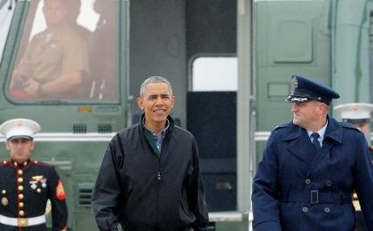 President Obama departs for Vietnam and Japan.
