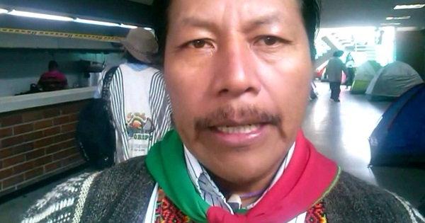 Indigenous activist Feliciano Valencia was sentenced to 16 years over alleged kidnapping.