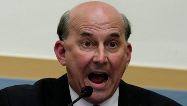 U.S. Rep. Gohmert talks space colonies, the Bible, dinosaurs and the Founding Fathers in his diatribe against LGBTQs.