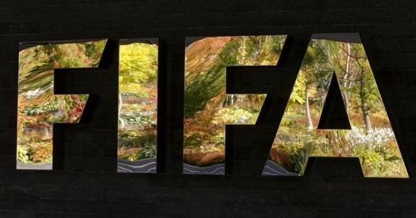 FIFA's logo is seen in front of its headquarters during a meeting of the FIFA executive committee in Zurich, Switzerland September 25, 2015.