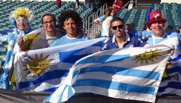 Uruguay fans in Philadelphia