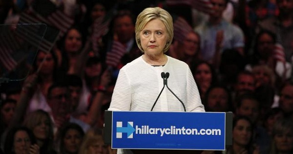Democratic U.S. presidential candidate Hillary Clinton speaks during her California primary night rally held in the Brooklyn borough of New York, U.S., June 7, 2016.